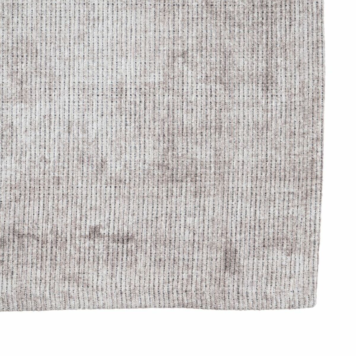Tapijt 80 x 150 cm Polyester Katoen Taupe